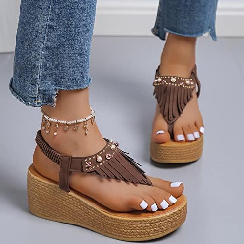 סנדלי צורה שטוחה רומית לקליפ לנשים על סנדל חוף אופנה טריזים מזדמנים נעליים סנדלי סנדלים לאישה
