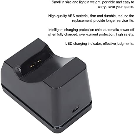 מזח מטען בקר, קל לשאת מטען Gamepad בערוץ יחיד אור קטן עבור PS5 Gamepad