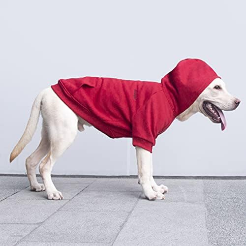 ארוננים גדולים במיוחד בגדי כלבים גדולים קפוצ'ונים רוכסנים סוודרים לכלבים גדולים דיין דיין קווקזי אדום אדום
