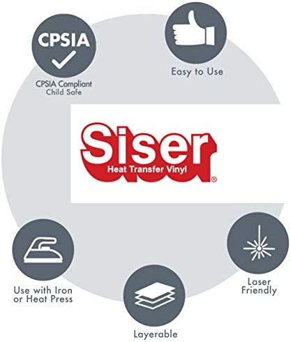 Siser Easyweed העברת חום ויניל 11.8 x 10ft גליל תואם ל- Siser Romeo/Juliet וחותכי מקצועיים או מלאכה אחרים