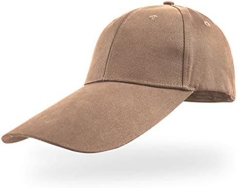 ארוך ביל בייסבול כובע לגברים נשים - כותנה רגיל אבא כובע מתכוונן גודל
