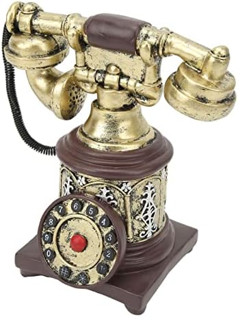 מלאכות טלפון עתיקות, שרף משטח אנטי אייג'ינג רטרו בעבודת יד עיצוב טלפון מיושן לקפה