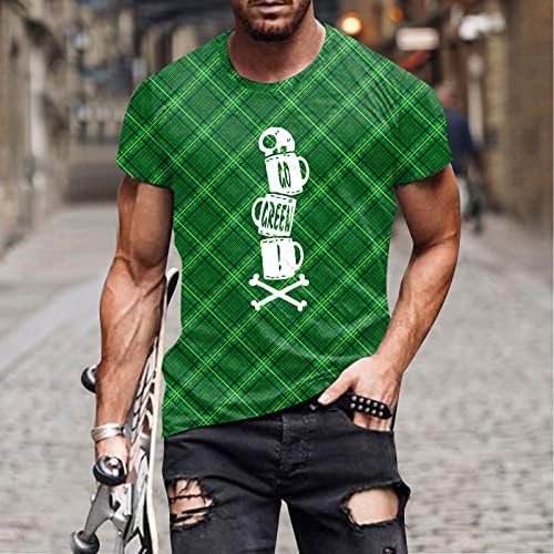 Wocachi St. Patrick's Day's חולצות גברים Soilder שרוול קצר