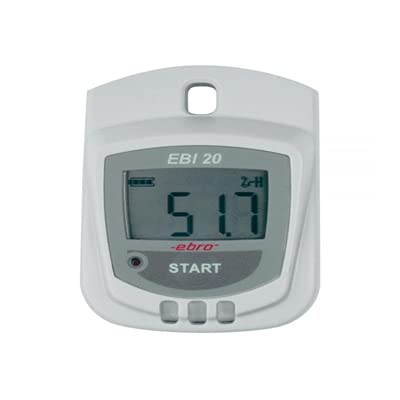 Instrukart ebro ebi 20th1 טמפרטורה ולחות עבור לוגר נתוני מעבדה ביו, תעשיית המזון, תעשיית התרופות, משאיות