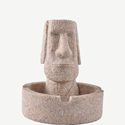 Shypt Apdtray 3D דיוקן פנים אבן פסחא עיצוב הבית קישוט