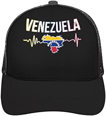 ונצואלה לב פעימות יוניסקס למבוגרים מעוקל ברים בייסבול כובע כובע של ספורט באופן חופשי מתכוונן