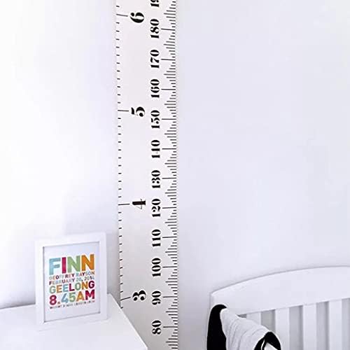 קריקטורה ילדים גובה תרשים ילדי צמיחת שליט מדידה תינוק גובה שיא קיר רכוב דקור לבית משתלת חדר תינוק גובה