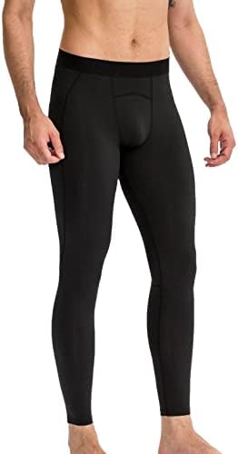 מכנסי דחיסה של קוויריר 3 חבילה לגברים חותלות אתלטיות פעילות עם כיסים המריצים מכנסי אימון רכיבה על רכיבה על אופניים