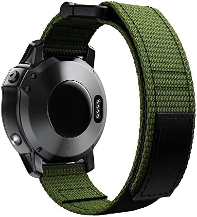 GIKOS 26 22 ממ רצועת שעון עבור Garmin Fenix ​​5 5X Plus 3HR 6X 6 6SPRO S60 MK1 ENDURO WATE
