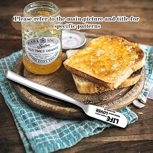 הדבר היחיד טוב יותר מחמאה הוא יותר סכין חמאה מצחיקה חמאה, סכיני גבינת קרם חמאת בוטנים מפלדת נירוסטה חרוט