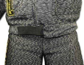 חליפת נשיכה של דין וטיילר, פשתן צרפתית - שחור - גודל: בינוני - משקל קל לספורט KNPV