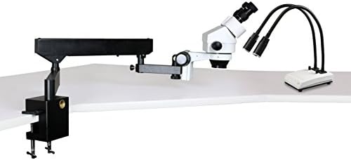 ראייה מדעית VS-7E-IHL20 מיקרוסקופ סטריאו זום משקפת, עינית 10x WF, 0.7X-4.5X טווח זום, טווח הגדלה של 7X-45X,