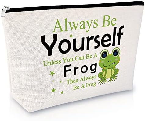 צפרדע מאהב מתנה עבור בנות איפור תיק צפרדע מתנה לנשים צפרדע נושאים מתנת בעלי החיים מאהב מתנה לחבר תיק קוסמטי