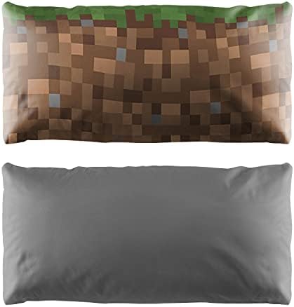 ג'יי פרנקו Minecraft כיסוי כרית גוף דקורטיבי - כיסוי כרית מיטה סופר רך 1 -חבילות - מידות 20 אינץ 'x 54 אינץ'