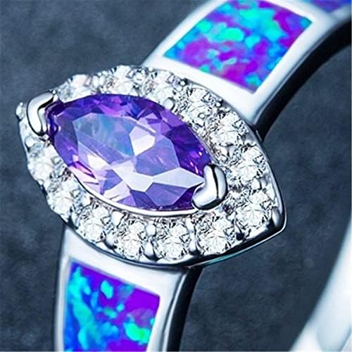 2023 חדש גודל נשים טבעת עבור יומי טבעת אופנה חיים טבעות מפלגהיום הולדת 610 מתנת אירוסין מתאים תכשיטי בנק סגול