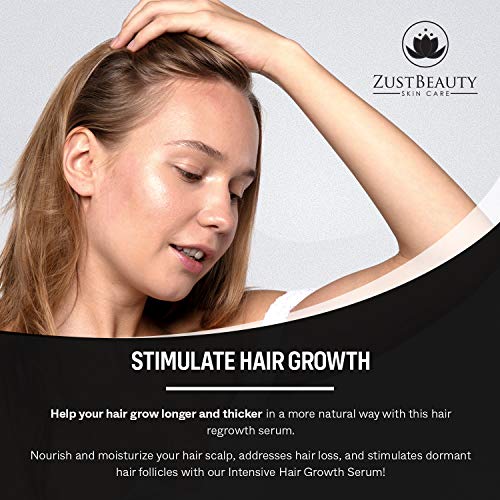 זוסטביופי / סרום צמיחת שיער אינטנסיבי-סרום לשיער בריא יותר, מניעת נשירת שיער ודילול / שמן צמיחת שיער לשיער