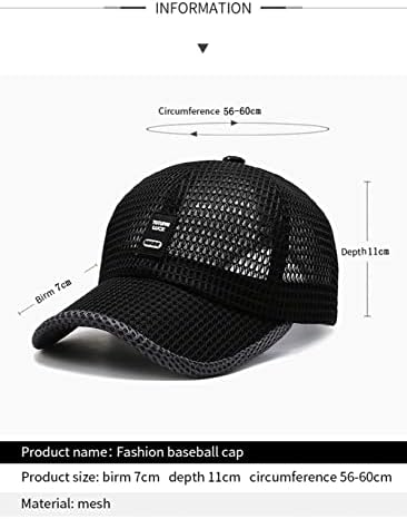 אופנה יוקמובית לנשים גברים חיצוניות כובע ספורט חיצוני מכסה בייסבול כובע רשת כובע בייסבול