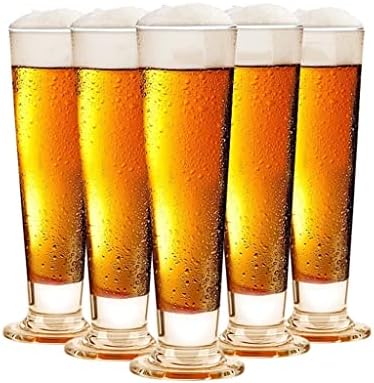 זכוכית בירה ספלי בירה משקפיים סט של 5 * בירה זכוכית, בירה זכוכית, בירה כלי זכוכית כוס. קלאסי בירה משקפיים לגברים