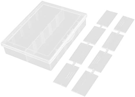 AEXIT מפלסטיק מתכוונן מארגני חלקים אלקטרוניים קופסאות אחסון תיבות כלים קופסאות קופסאות נקה