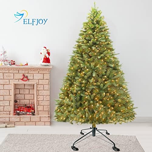 עץ חג המולד של אלפג'וי עמדת עץ מתכת ברזל עם גלגלים בורג כרית גומי