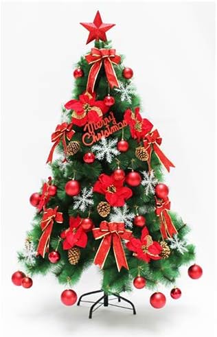 עץ חג המולד מלאכותי של יומו, מחט אורן פרימיום עץ אורן עם אורות מיני ברורים לבית, משרד, חנויות