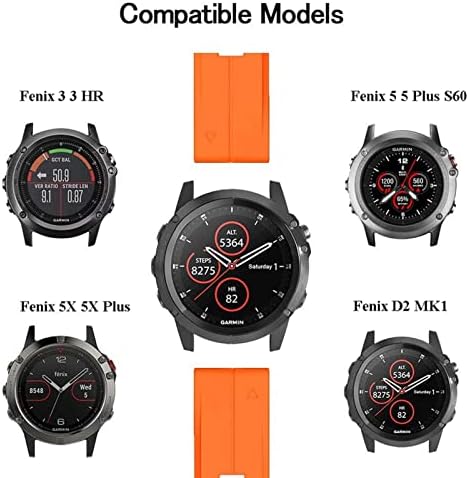 SDUTIO 26 22 20 ממ רצועת Watchband לרצועת Garmin Fenix ​​7 7x 7S Watch מהיר שחרור מהיר Silicone Easyfit