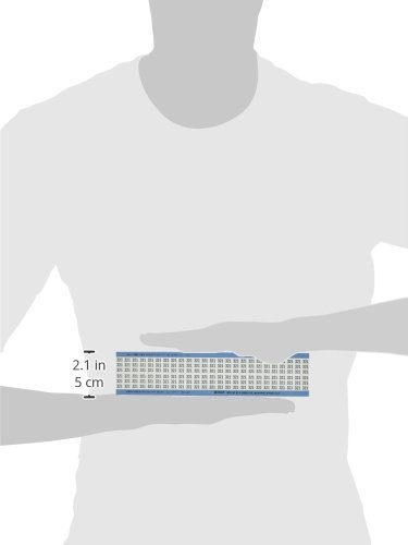 בריידי וו-321-פק ניתן למקם מחדש ויניל בד, שחור על לבן, מוצק מספרי חוט סמן כרטיס