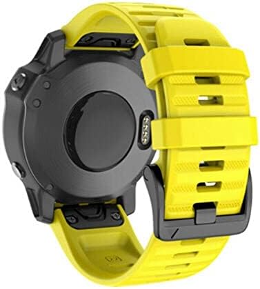 Houcy 22 ממ Quickfit Watchband Strap for Garmin Fenix ​​7 6 6Pro fenix 5 5plus Easyfit Silicone