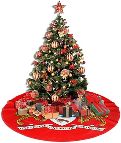 חצאית עץ חג המולד, סמל לאומי בגודל 30-48 אינץ