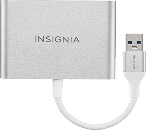 Insignia - USB עד מתאם HDMI כפול - דגם: NS -PU32H4A