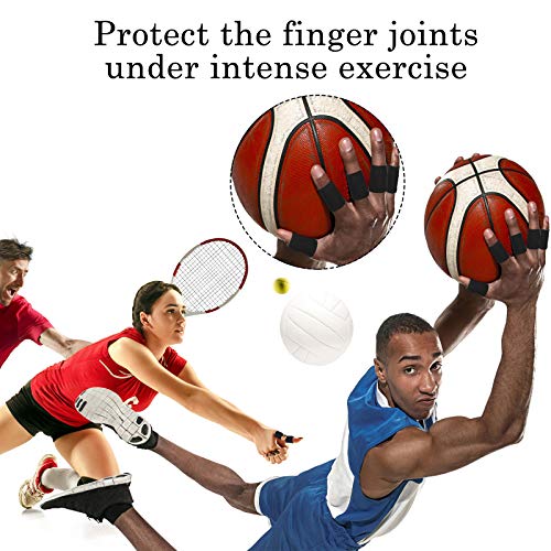 12 אצבע שרוולי עבור דלקת פרקים ספורט עריסות אצבע לנשימה אלסטי אצבע רצועות משותף דחיסת מגיני ספורט להקל על כואב