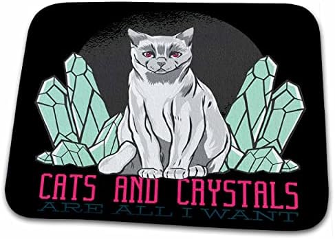 3 דריוזה חתולים וקריסטלים הם כל מה שאני רוצה ציטוטים מצחיקים חיית מחמד קיטי - מחצלות ייבוש כלים
