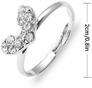 2023 חדש תכשיטי אביזרי מתכוונן טבעת אירוסין טבעות אופנה מעדן נשים טבעות קרואסון טבעות לנשים