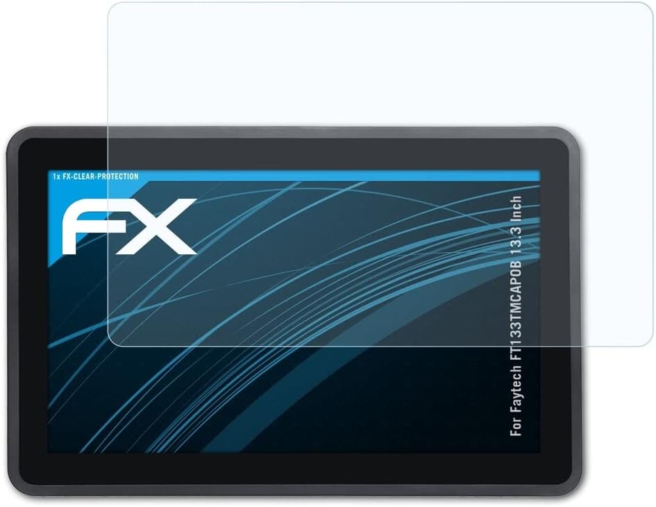 סרט הגנת המסך של Atfolix התואם ל- Faytech FT133TMCAPOB 13.3 אינץ 'מגן מסך, סרט מגן אולטרה-ברור FX