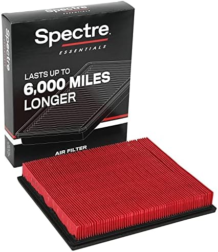 Specter Essentials Filter Air Filter מאת K&N: Premium, 50 אחוזים ארוכים יותר: מתאים 2005-2020 רכבי ניסאן,
