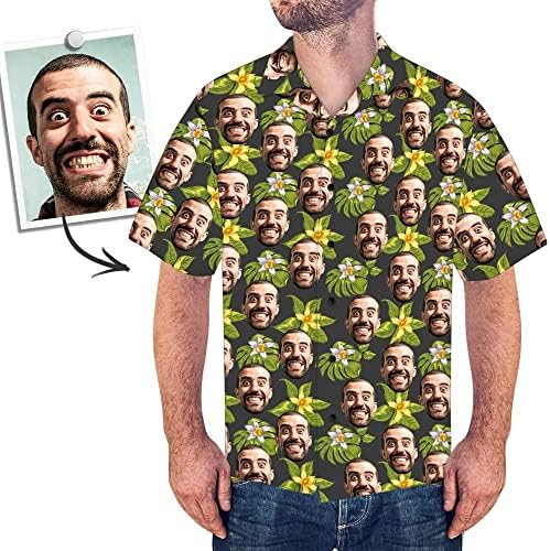חולצת הוואי פוד מקסימה לגברים נשים חולצת פנים בהתאמה אישית, תמונה בהתאמה אישית עם מתנה ארהב