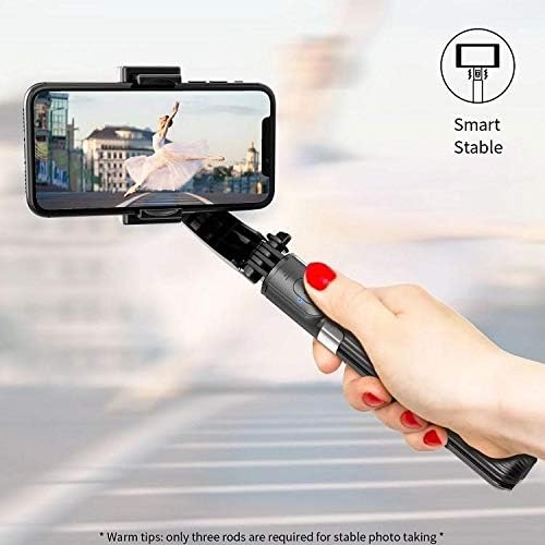 Boxwave Stand ו- Mount תואם ל- Apple iPhone 14 Plus - Gimbal Selfiepod, Selfie Stick Stick הניתן להרחבה
