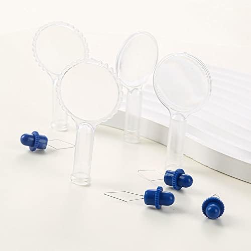 20 יחידות עגול פלסטיק מגדלת מזכוכית מחט חוטים פשוט