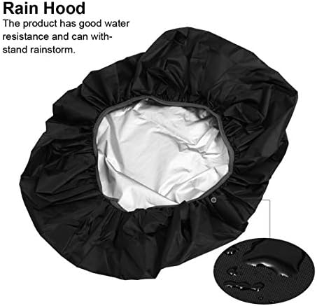 2 pcsbackpack מעשי שחור נייד מכסה המנוע גשם הרים- טיפוס על תרמיל אחורי אטום גשם מגן קמפינג קמפינג חיצוני רכיבה