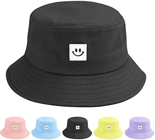 כוכב כוכב המאה פעוט כובע שמש לבנות כובע דלי פעוטות כובע UPF 50+ ילדים כובע חוף כובע קיץ חיוך