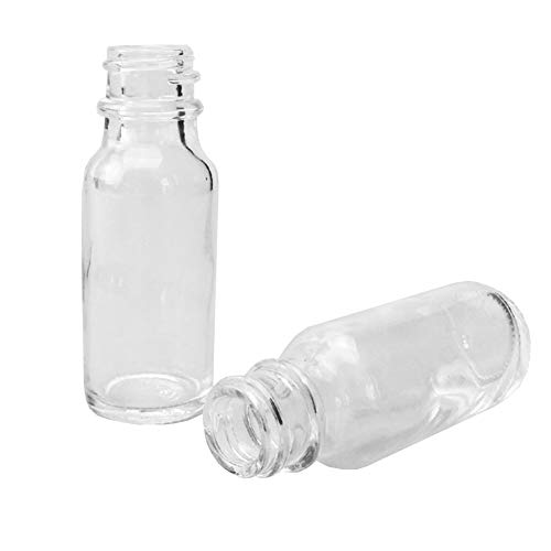מעבדה של אדמס-בטא בקבוקי מחלקת, בקבוק סטנדרטי ברורה זכוכית, בורג GL18, 6 × 24 × 68 ממ, קיבולת 15 מל