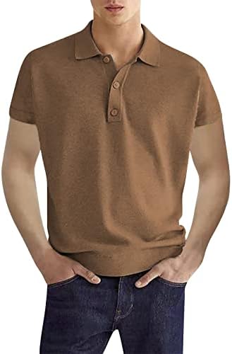 חולצות גולף לגברים של RTRDE חולצות קלאסיות חולצות שרוול קצר חולצות חולצות מזדמנים חולצות חולצות עסקיות
