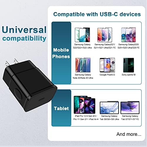 מטען USB C, 25 וואט פיקסלים 6A מטען סופר טעינה מהירה תקע חסימת גוגל פיקסל 7,7PRO, 5A, 6,6PRO, 5,4A, 4XL;