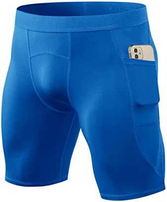 מכנסי דחיסה של CARGFM לגברים למכנסיים תחתונים קצרים של אימון אתלטי טייץ כדורסל מכנסיים קצרים של Baselayer