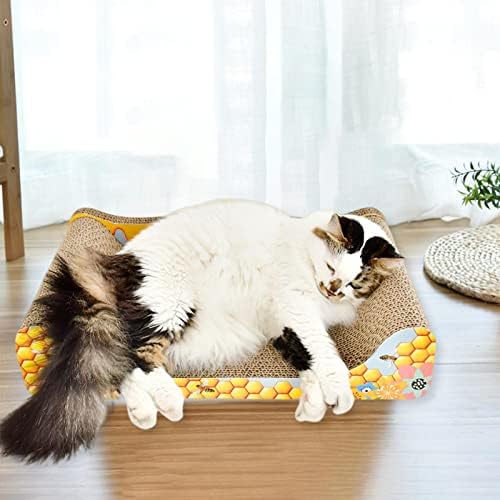 חיות מחמד חתול גרדן כרית טרקלין מיטת ספה מגרד לוח אינטראקטיבי לשחק צעצוע גלי נייר עבור חתלתול עבור