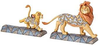 Enesco Jim Shore Disney מסורות מלך האריות סימבה, טימון ופלמון שרף אבן פומבה, 7.5 , Multicice