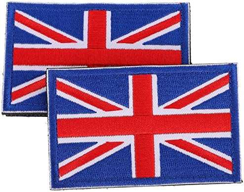 טלאי דגל גרמניים של ipetboom, 2 יחידות טלאים רקומים בבריטניה טלאים טלאים טלאים דגל קאנטרי טלאי דגל לאומי דגל בריטי