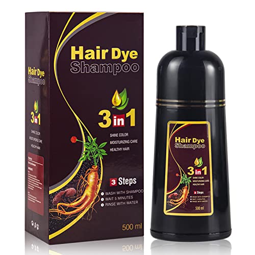 Suplee 3 ב 1 שמפו צבע שיער-כמו צבע שיער, שמפו לשיער או מרכך שיער לנשים וגברים, מרכיבי צמחים מיידיים צבע שיער