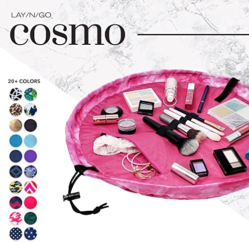 Lay-N-Go Cosmo Cosmostring Cosmetic & Mapeup Regizer, תיק טואלטיקה לנסיעות, מתנות ושימוש יומיומי,