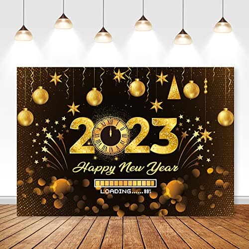 2023 תפאורת מסיבות לשנה טובה, באנר מסיבות לשנה החדשה, אספקת מסיבות של ערב השנה החדשה, 2023 רקע
